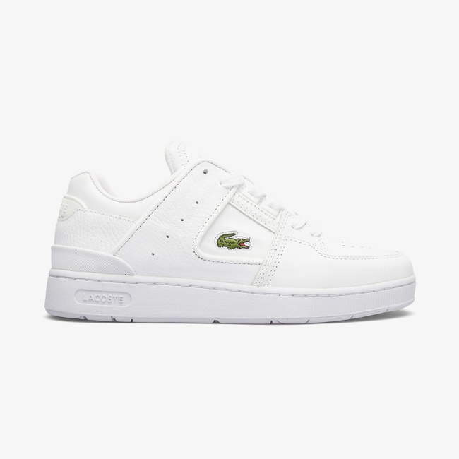  Lacoste Court Cage Leather Kadın Beyaz Sneaker