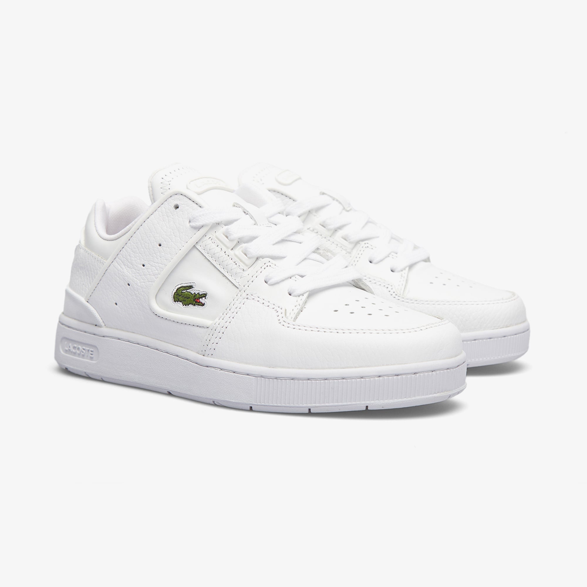Lacoste Court Cage Leather Kadın Beyaz Sneaker