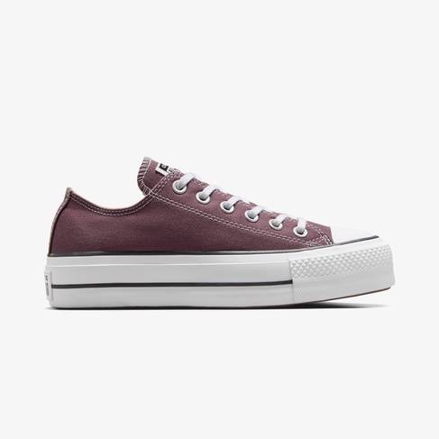  Converse Chuck Taylor All Star Lift Kadın Bordo Platform Sneaker