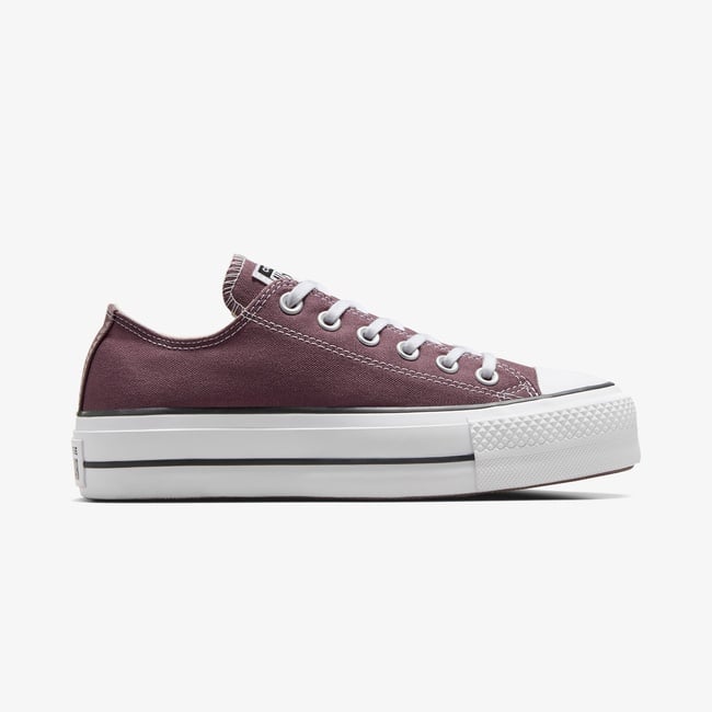  Converse Chuck Taylor All Star Lift Kadın Bordo Platform Sneaker