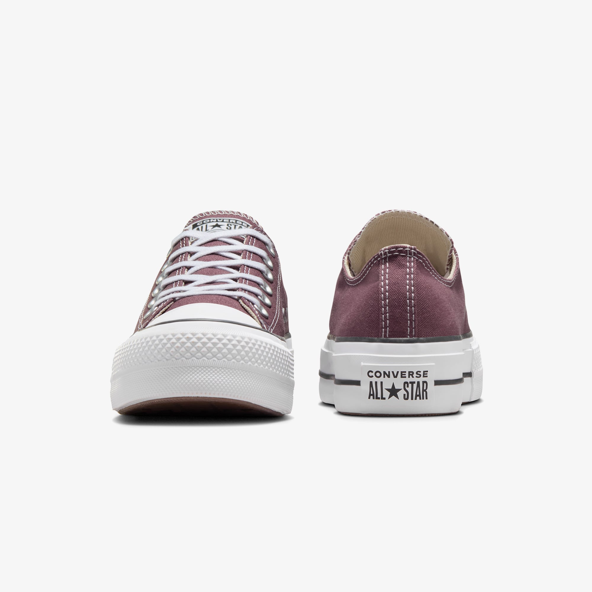 Converse Converse Chuck Taylor All Star Lift Kadın Bordo Platform Sneaker | FashFed Bordo - 3. görsel