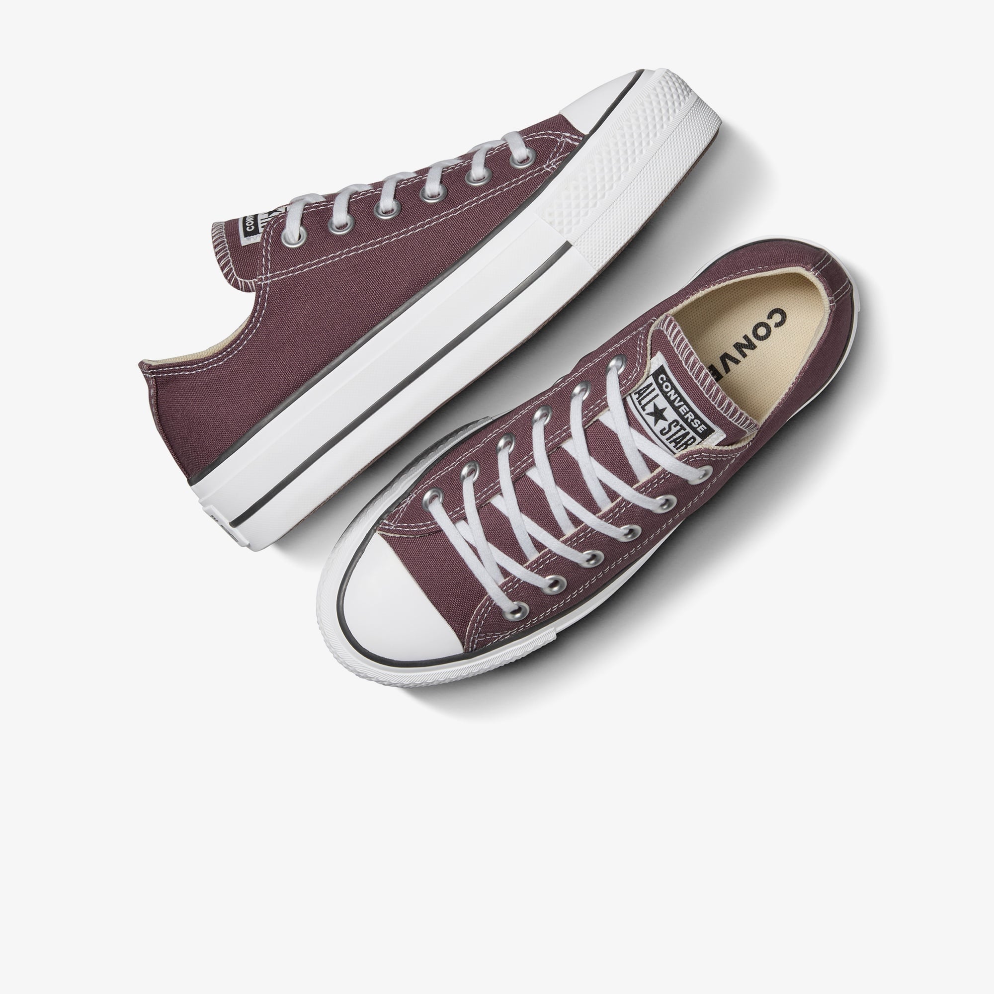 Converse Chuck Taylor All Star Lift Kadın Bordo Platform Sneaker