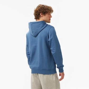  Calvin Klein Jeans Seasonal Monologo Regular Erkek Mavi Hoodie
