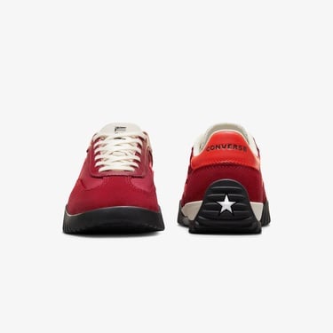  Converse Run Star Trainer Unisex Kırmızı Deri Sneaker