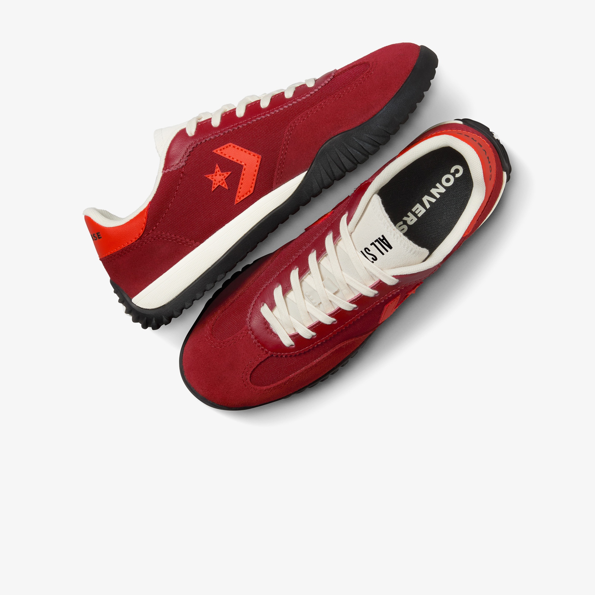 Converse Run Star Trainer Unisex Kırmızı Deri Sneaker