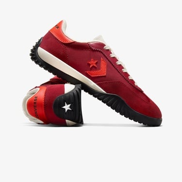  Converse Run Star Trainer Unisex Kırmızı Deri Sneaker