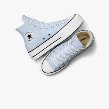  Converse Chuck Taylor All Star Lift Kadın Mavi Platform Sneaker