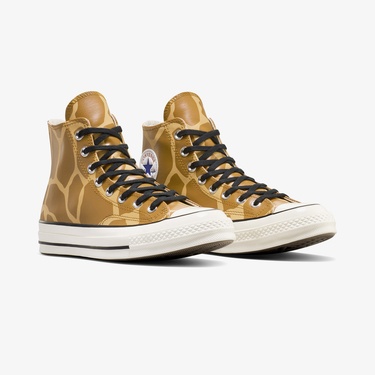  Converse Chuck 70 Giraffe Print Unisex Kahverengi Sneaker