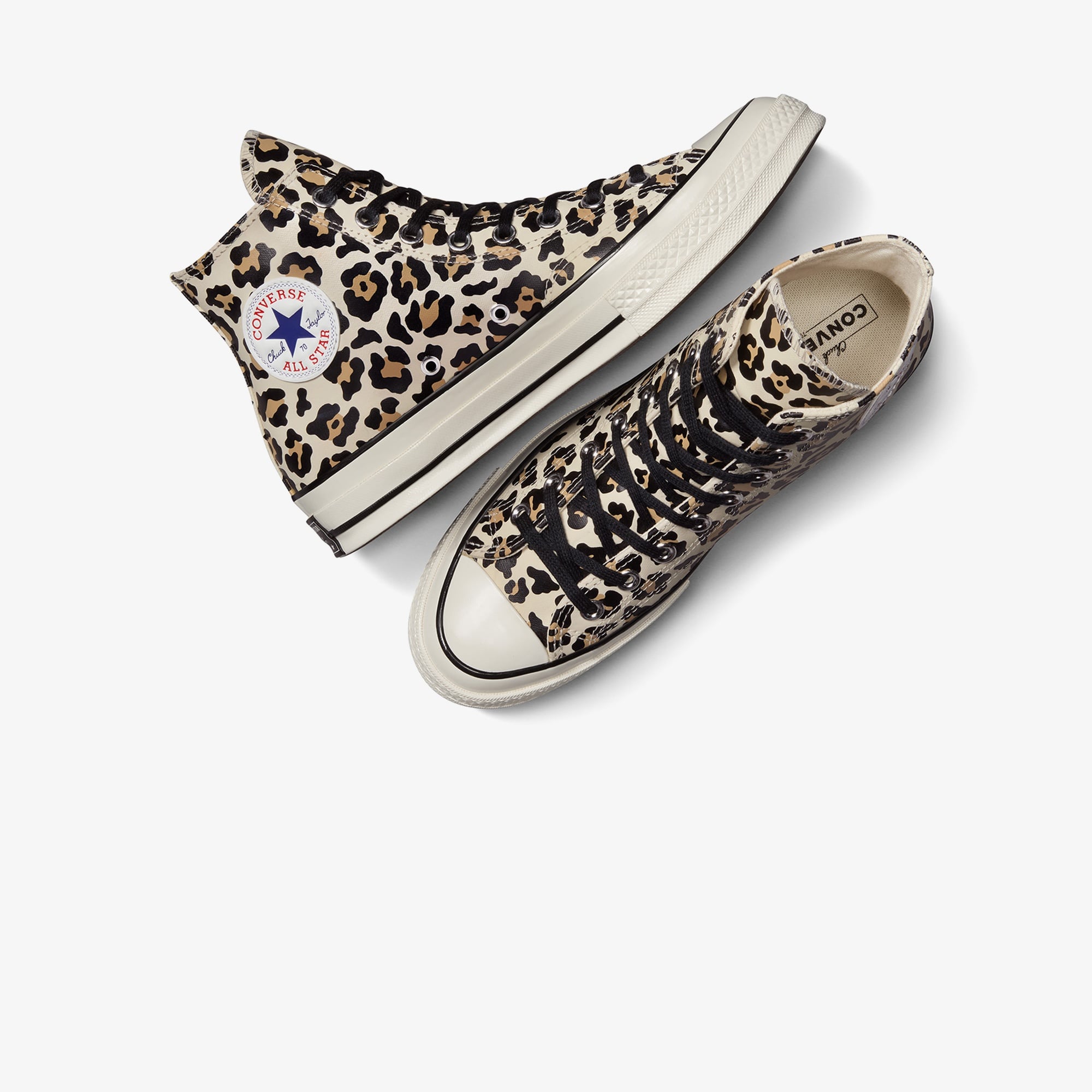 Converse Chuck 70 Leopard Print Unisex Krem Sneaker