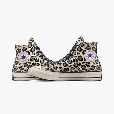  Converse Chuck 70 Leopard Print Unisex Krem Sneaker