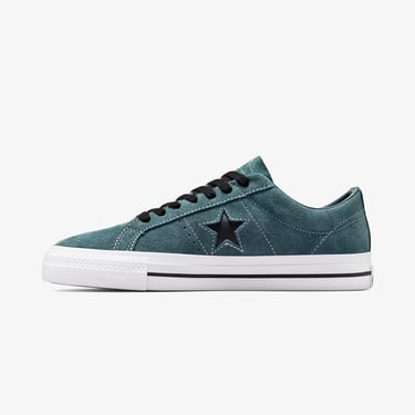  Converse One Star Pro Unisex Yeşil Süet Sneaker