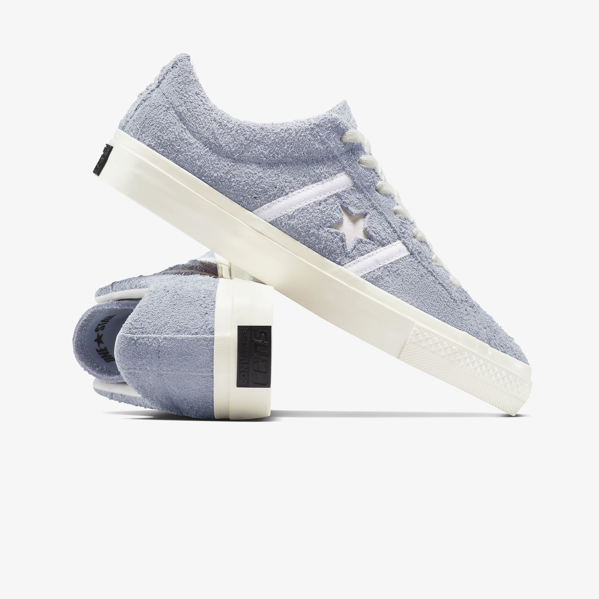 Converse Converse Mor One Star Academy Pro Unisex Gri Süet Sneaker | FashFed Mor - 7. görsel