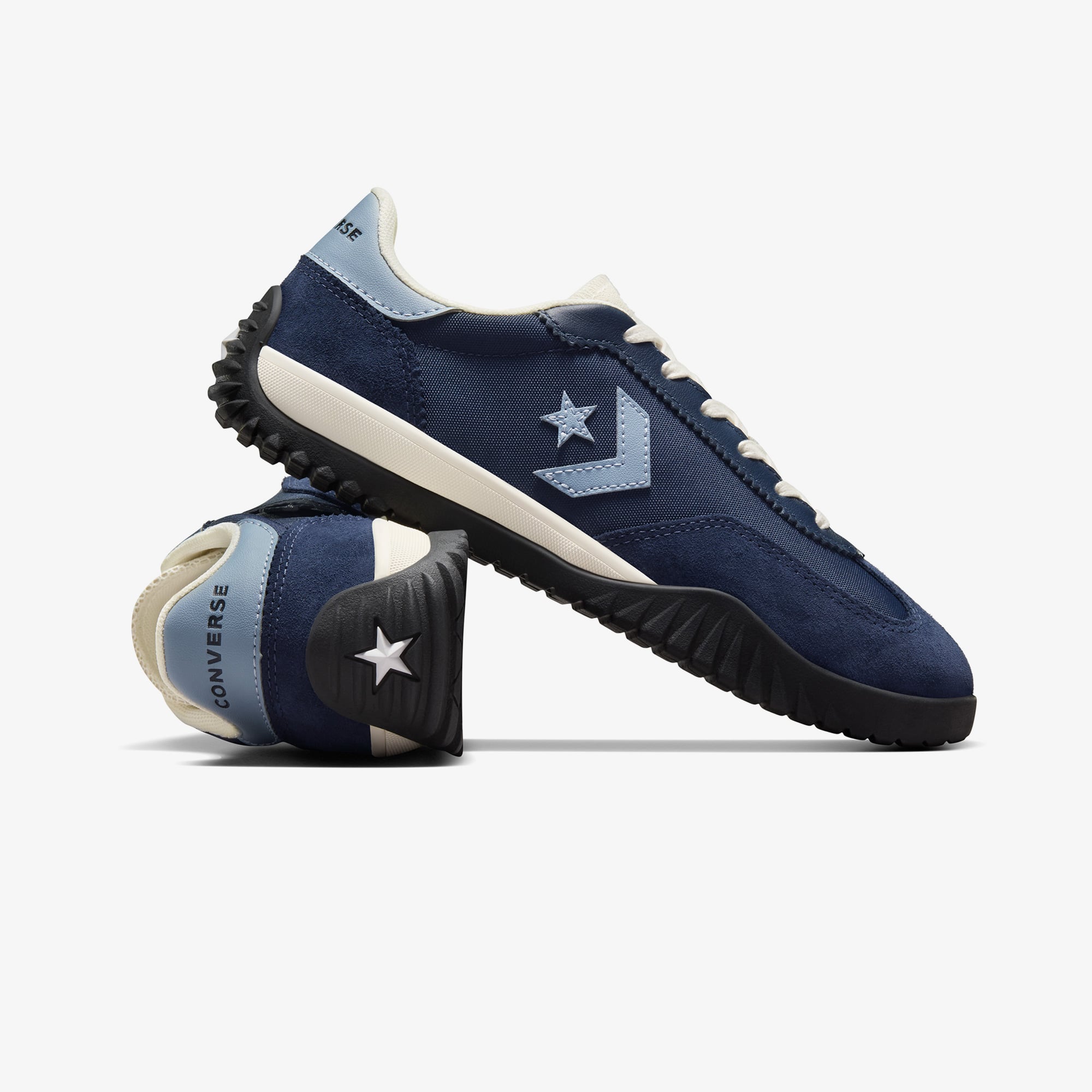 Converse Run Star Trainer Unisex Lacivert Deri Sneaker - Görsel 6