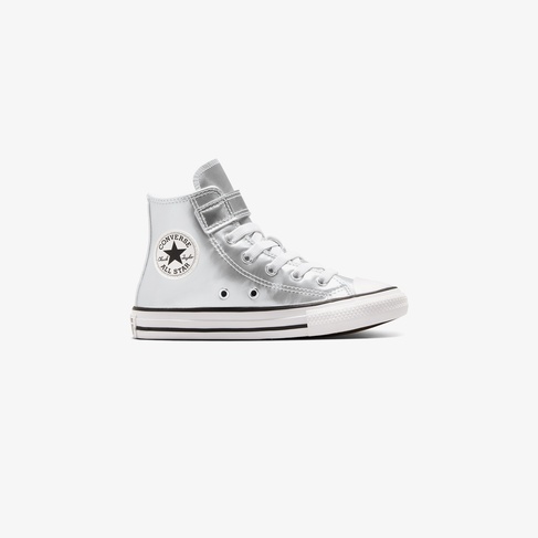  Converse Chuck Taylor All Star 1V Metallic Çocuk Gri Sneaker