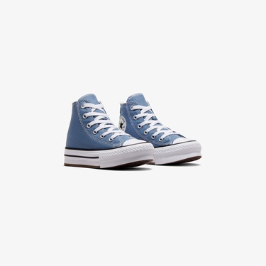  Converse Chuck Taylor All Star EVA Lift Çocuk Mavi Platform Sneaker