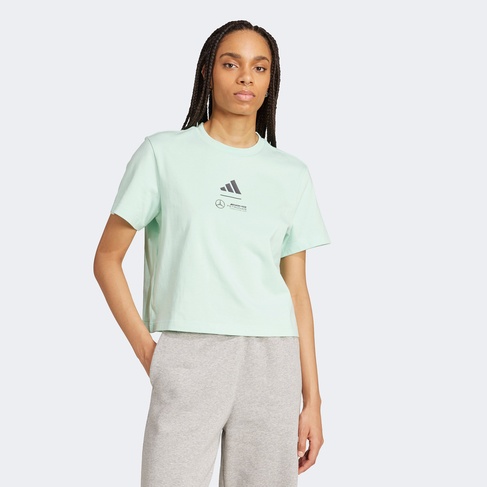  adidas Mercedes Amg Petronas Formula One Team Kadın Yeşil T-Shirt