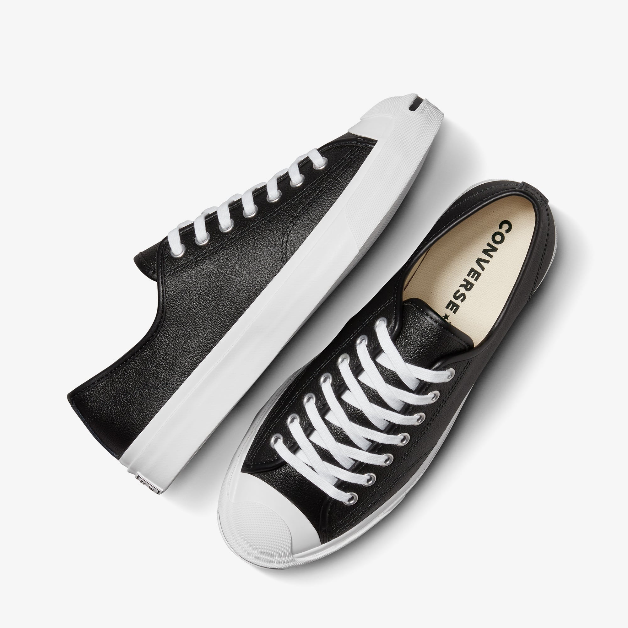 Converse Jack Purcell Unisex Siyah Deri Sneaker