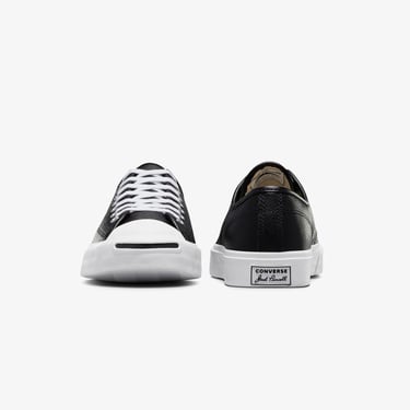  Converse Jack Purcell Unisex Siyah Deri Sneaker