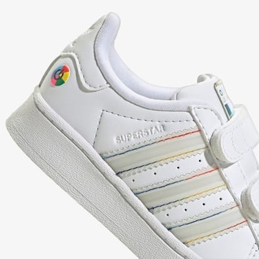  adidas Superstar Led Lights Bebek Beyaz Spor Ayakkabı
