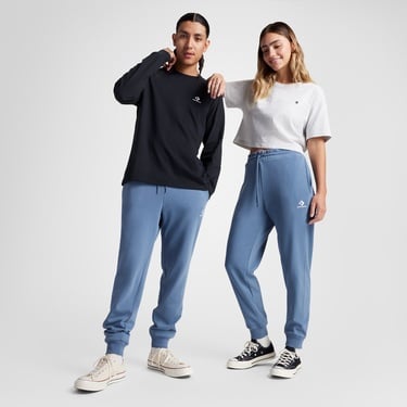  Converse Go-To Embroidered Star Chevron Unisex Mavi Eşofman Altı