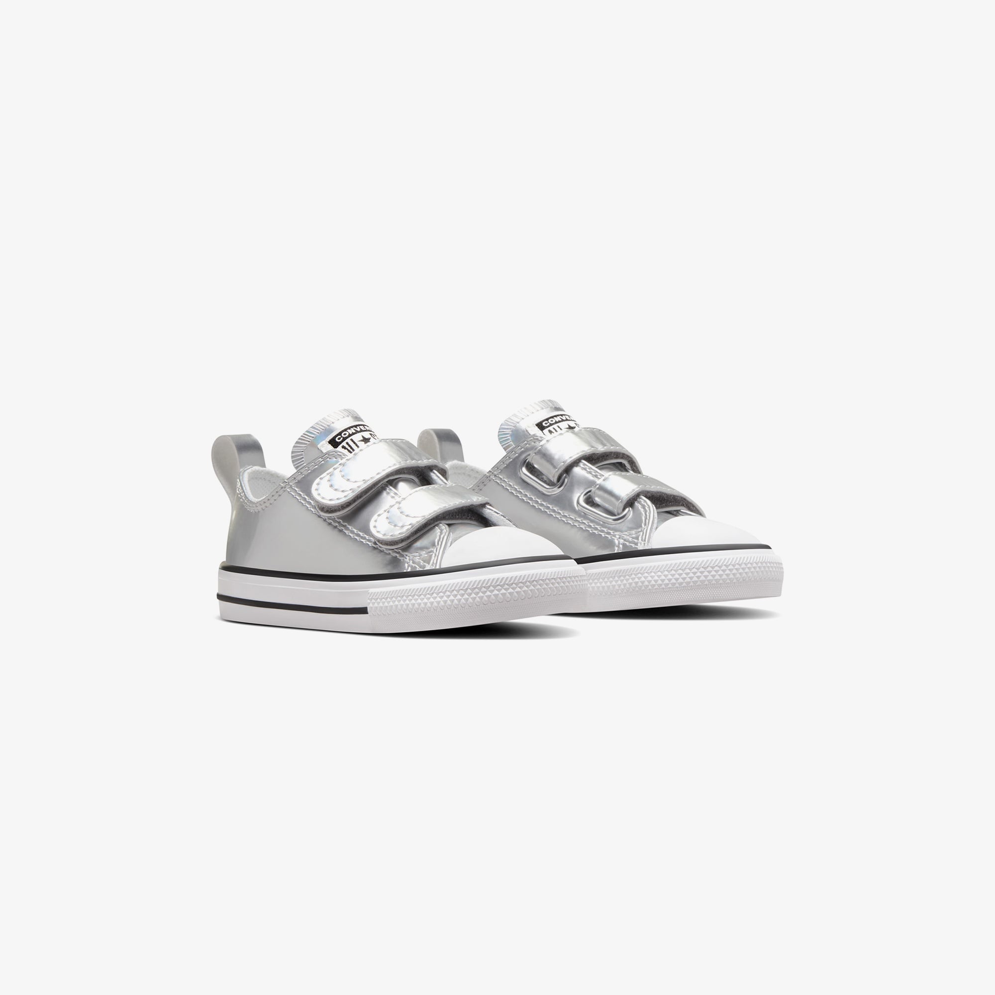 Converse Chuck Taylor All Star 2V Metallic Çocuk Gri Sneaker