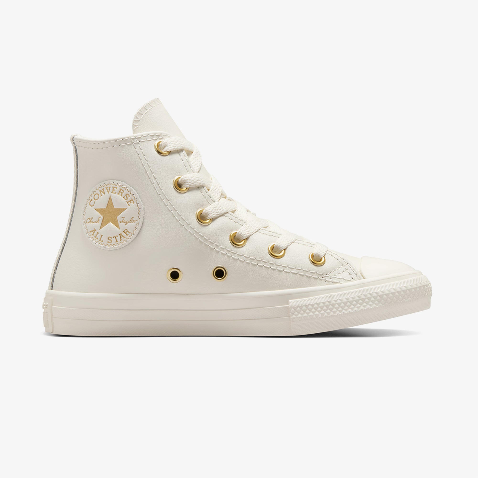 Converse Converse Chuck Taylor All Star Taylored Lux Çocuk Krem 77 Deri Sneaker | FashFed Krem - 2. görsel