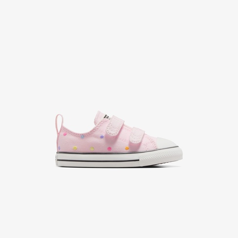  Converse Chuck Taylor All Star 2V Polka Dots Çocuk Pembe Sneaker