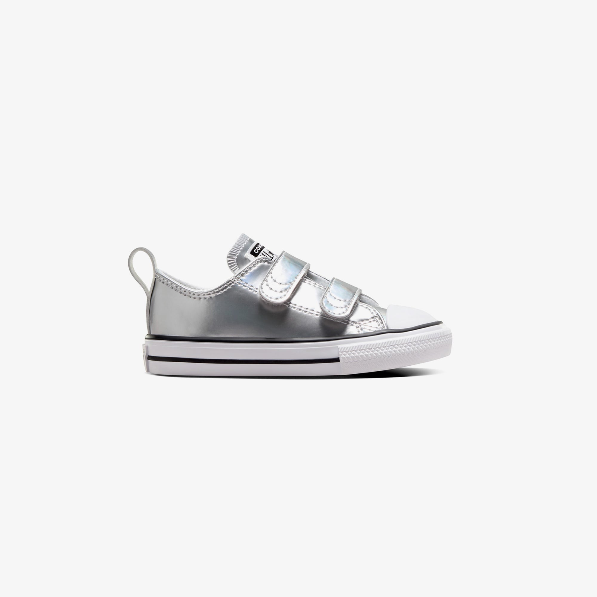 Converse Chuck Taylor All Star 2V Metallic Çocuk Gri Sneaker