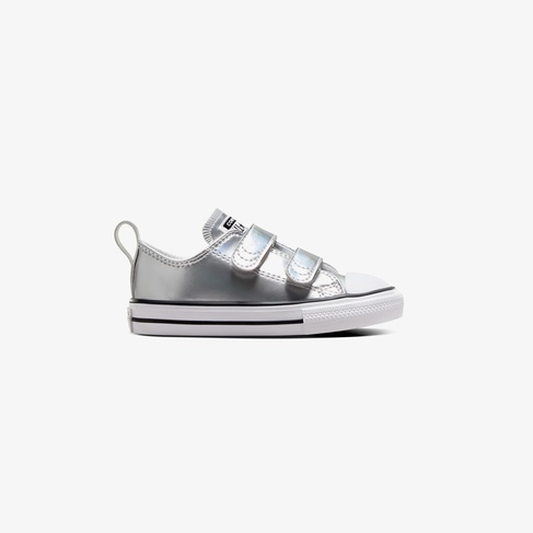  Converse Chuck Taylor All Star 2V Metallic Çocuk Gri Sneaker