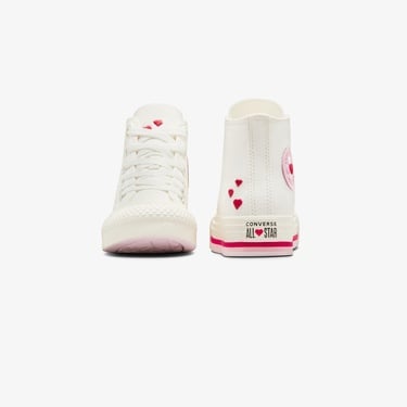  Converse Chuck Taylor All Star EVA Lift Çocuk Beyaz Platform Sneaker