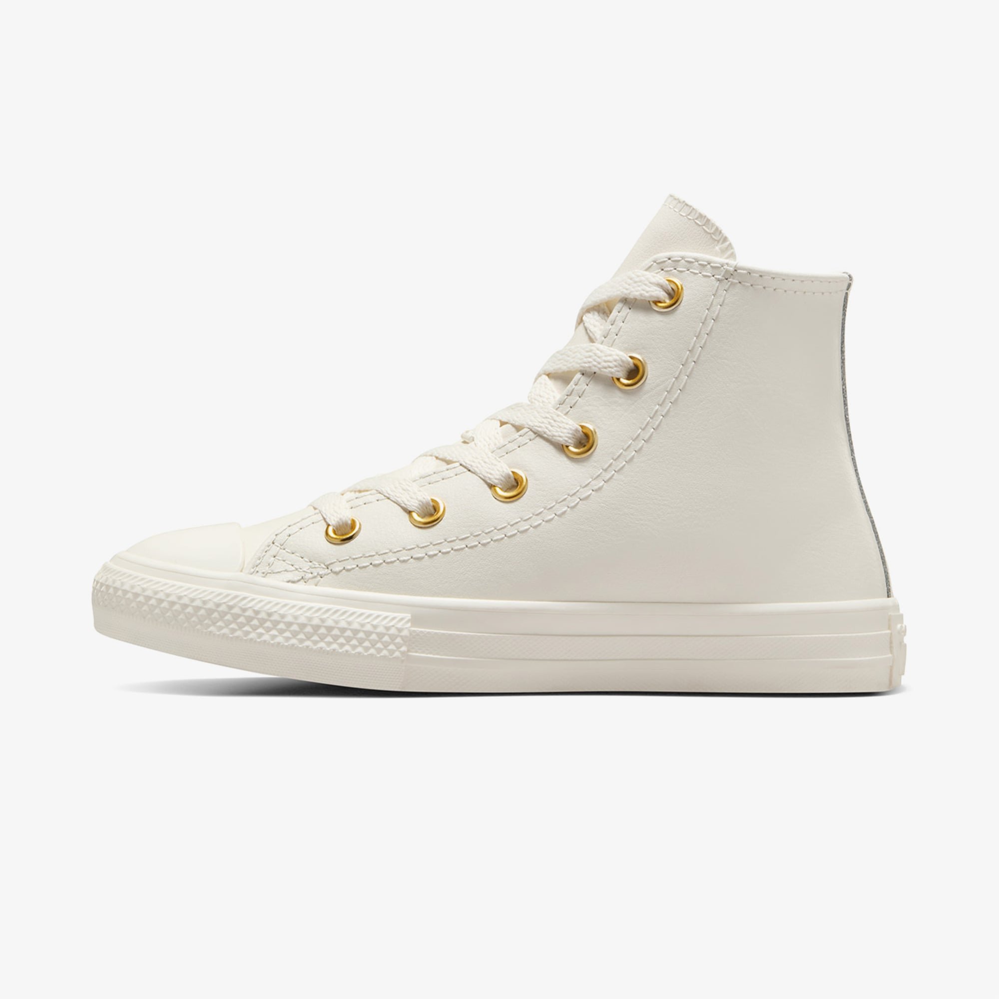 Converse Converse Chuck Taylor All Star Taylored Lux Çocuk Krem 77 Deri Sneaker | FashFed Krem - 5. görsel