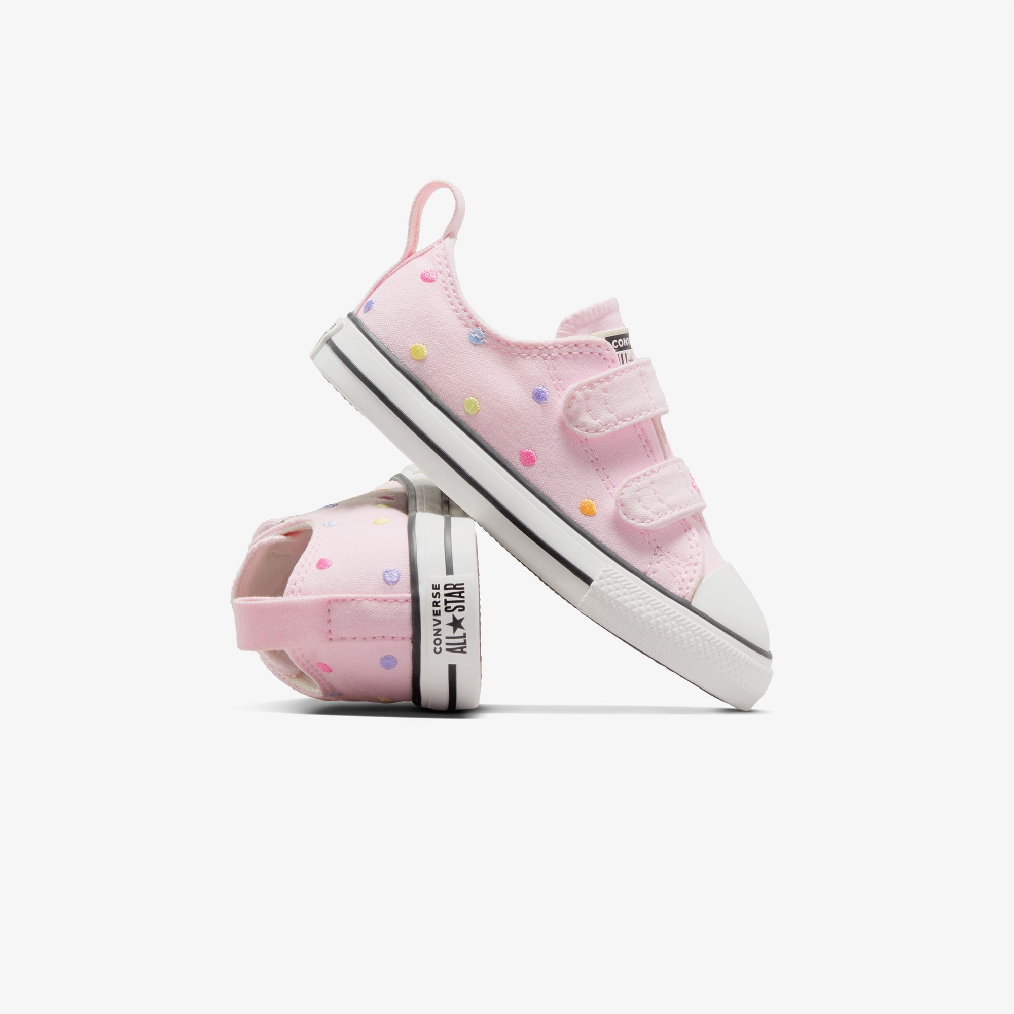 Converse Chuck Taylor All Star 2V Polka Dots Çocuk Pembe Sneaker