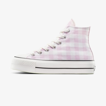  Converse Chuck Taylor All Star Lift Kadın Beyaz Desenli Platform Sneaker