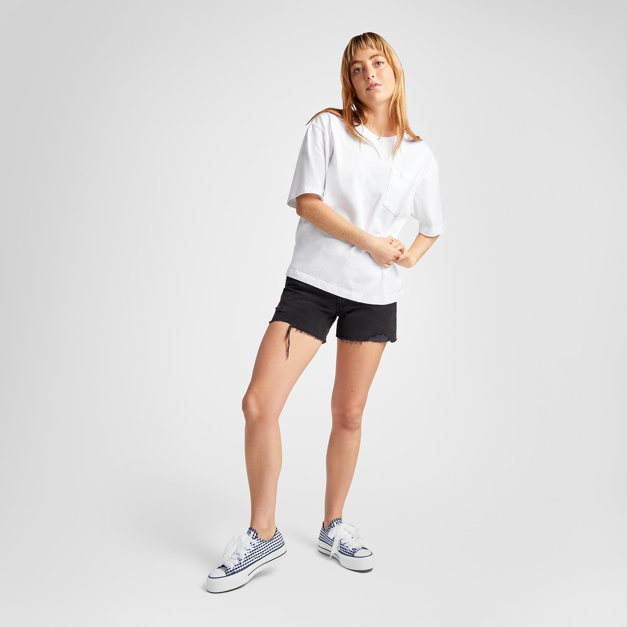 Converse Converse Lacivert Chuck Taylor All Star Lift Kadın Mavi Desenli Platform Sneaker | FashFed Lacivert - 9. görsel