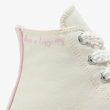  Converse Chuck Taylor All Star Crochet Laces Kadın Krem Sneaker