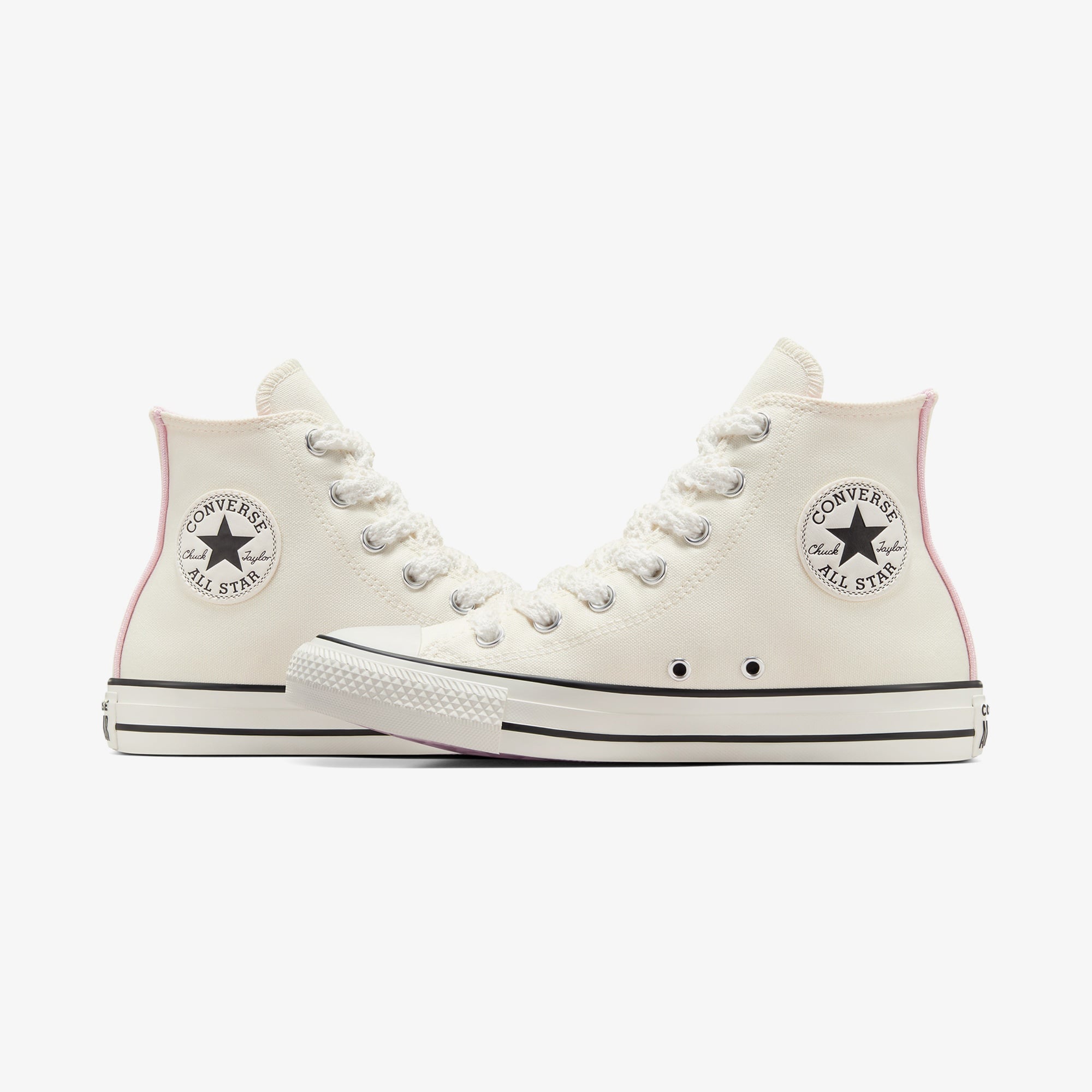 Converse Chuck Taylor All Star Crochet Laces Kadın Krem Sneaker