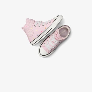  Converse Chuck Taylor All Star 1V Polka Dots Çocuk Pembe Sneaker