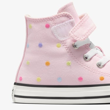  Converse Chuck Taylor All Star 1V Polka Dots Çocuk Pembe Sneaker