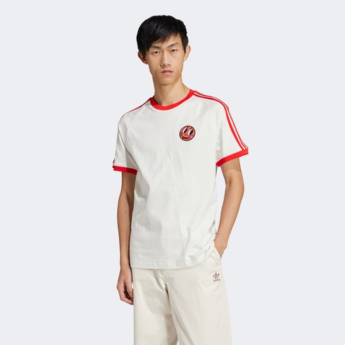  adidas Cali Erkek Beyaz T-Shirt