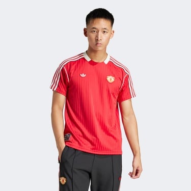  adidas Manchester United Terrace Icons Retro Unisex Kırmızı T-Shirt