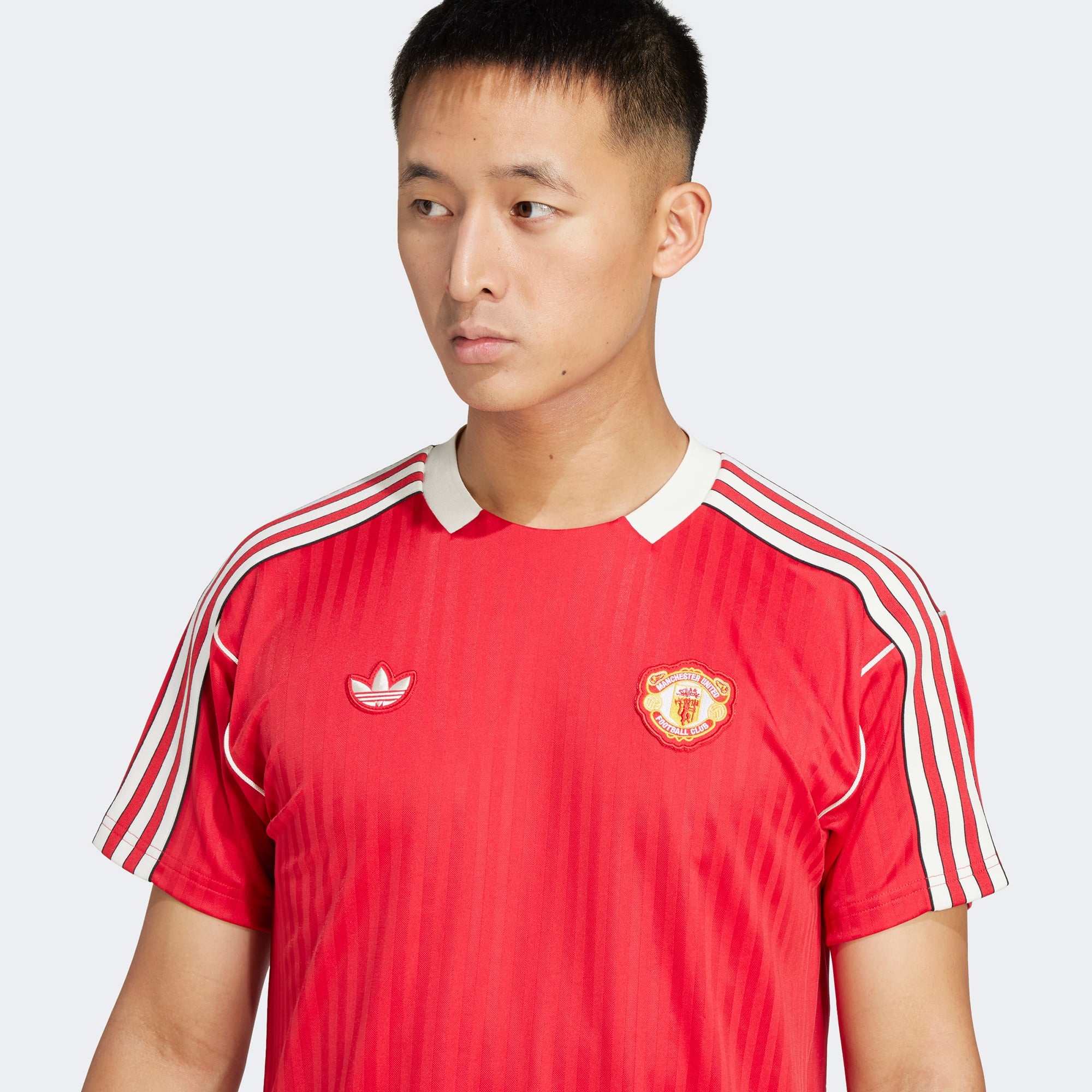adidas Manchester United Terrace Icons Retro Unisex Kırmızı T-Shirt