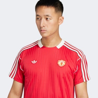  adidas Manchester United Terrace Icons Retro Unisex Kırmızı T-Shirt
