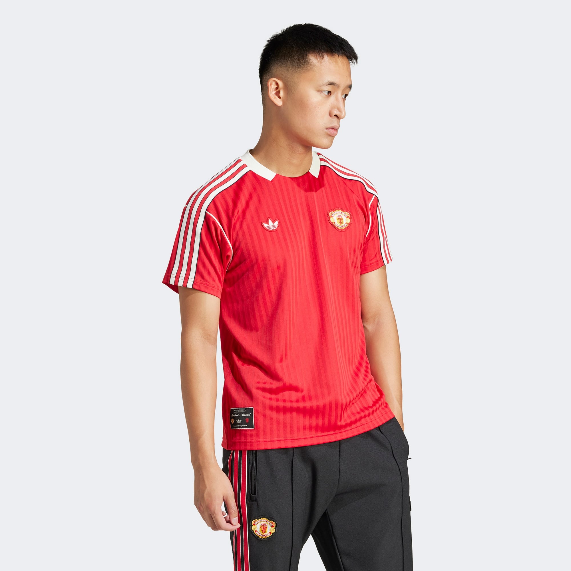adidas Manchester United Terrace Icons Retro Unisex Kırmızı T-Shirt