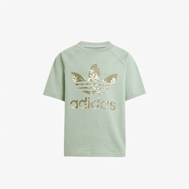  adidas Short Tee Set Çocuk Yeşil Şort Takımı