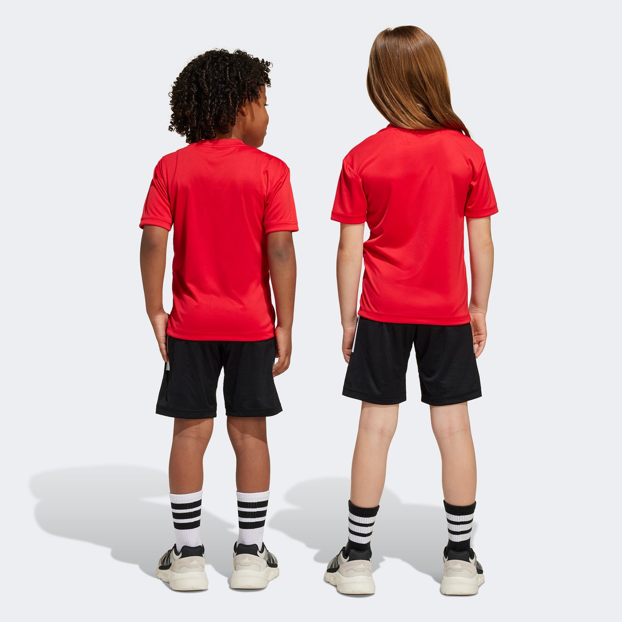 adidas X Marvel Ironman Çocuk Kırmızı/Siyah Şort Takımı