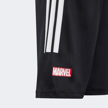  adidas X Marvel Ironman Çocuk Kırmızı/Siyah Şort Takımı