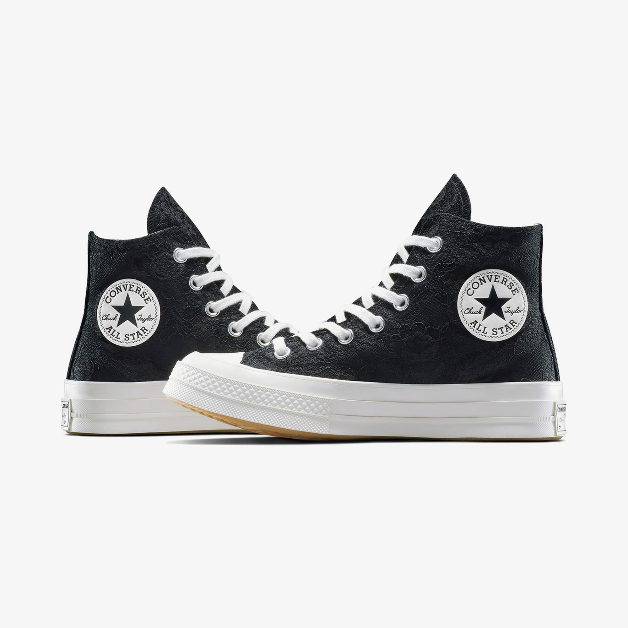 Converse Chuck 70 Kadın Dantelli Siyah Sneaker
