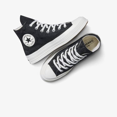  Converse Chuck 70 Kadın Dantelli Siyah Sneaker