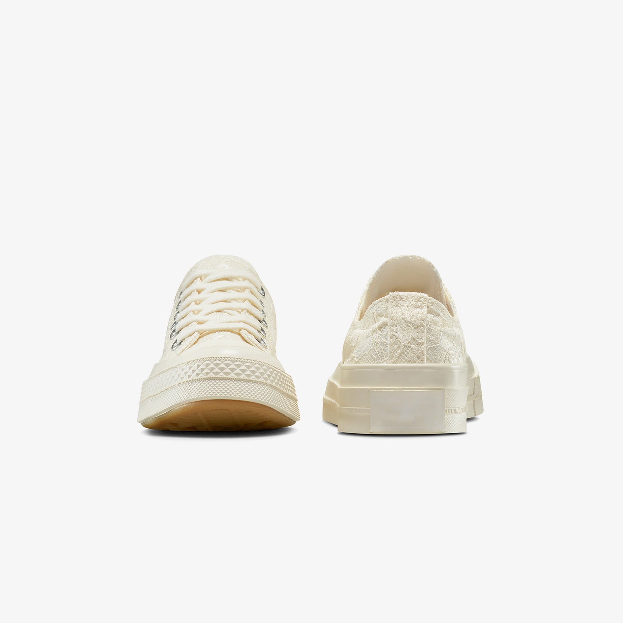 Converse Converse Chuck 70 Kadın Krem Dantelli Sneaker | FashFed Krem - 3. görsel