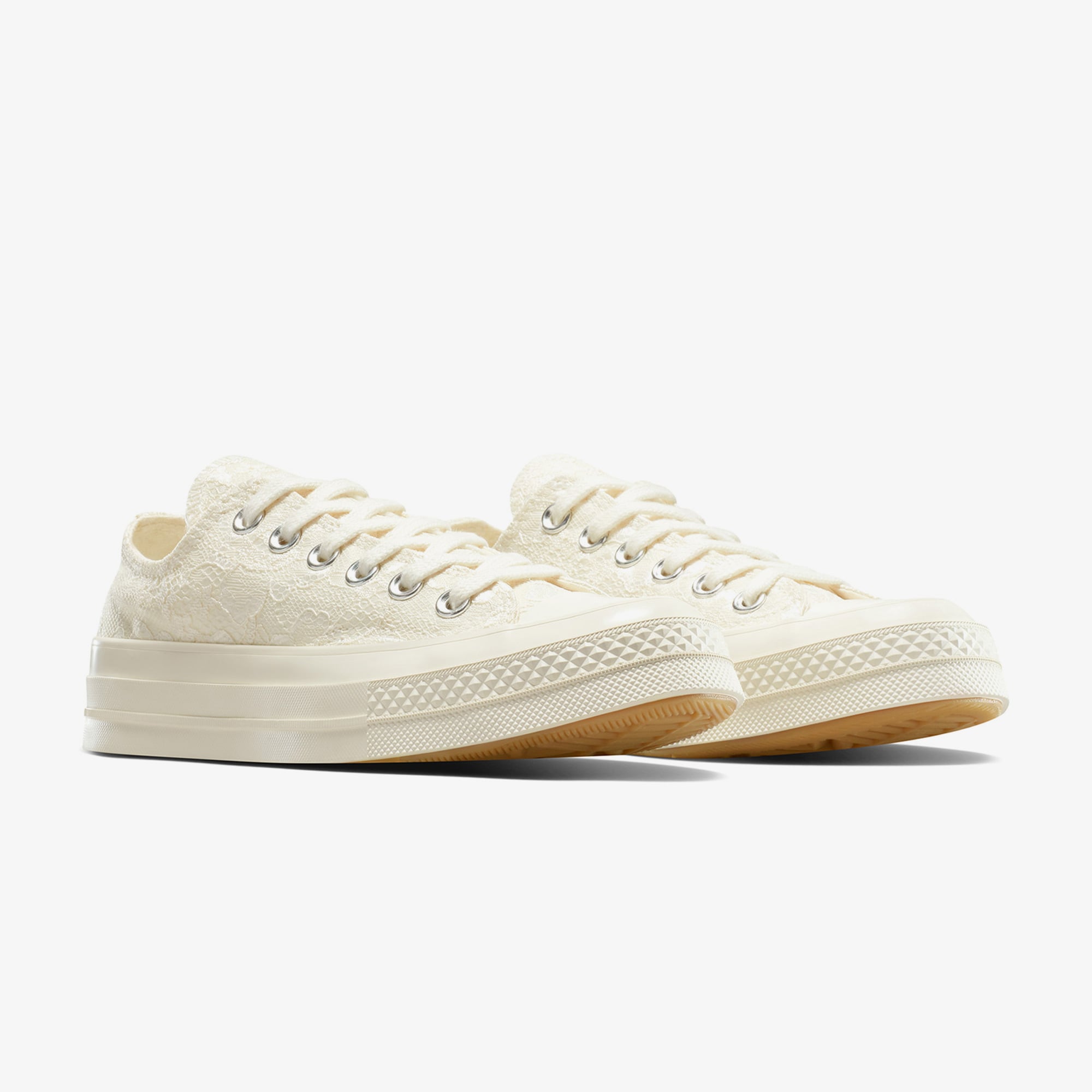 Converse Converse Chuck 70 Kadın Krem Dantelli Sneaker | FashFed Krem - 4. görsel